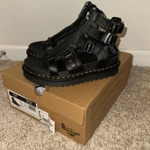 Dr. Martens Olson Black Gladiator Sandals